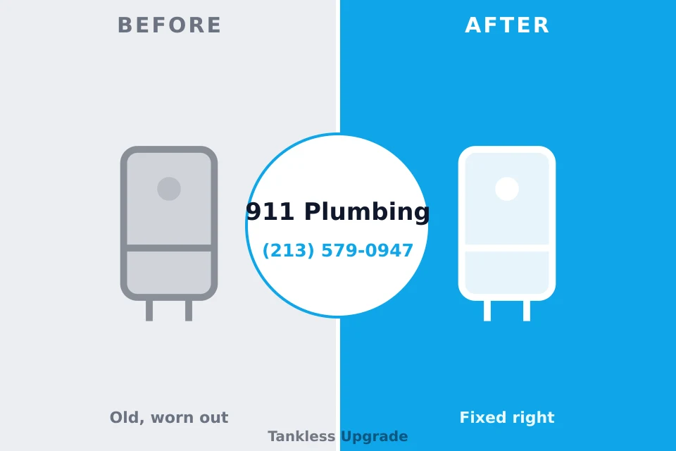Before and after: plumbing company Welcome, SC